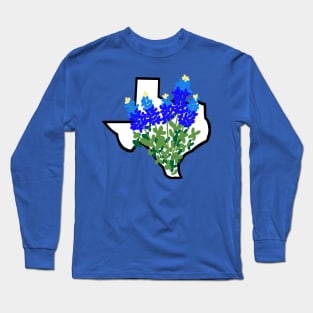 Texas Bluebonnets Long Sleeve T-Shirt